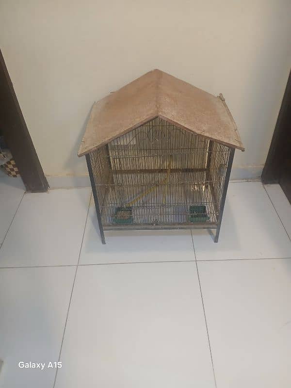 parrot cage full iron heavy weight good condition 6000 3