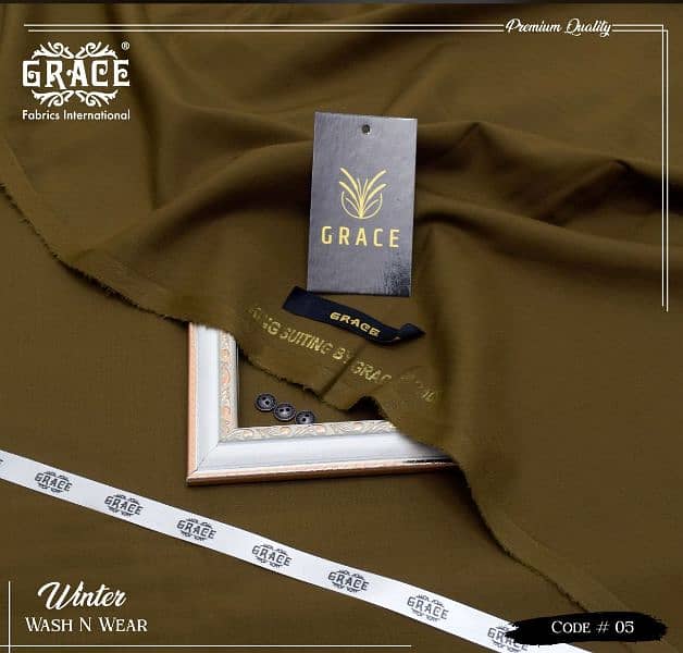 Premium men's Grace unstitched suits 3