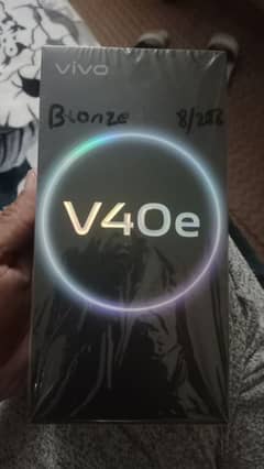 vivo v40e just box open today active