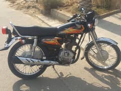 Honda cg 125 black color all clear