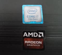 core i7 7th gen amd graphic card