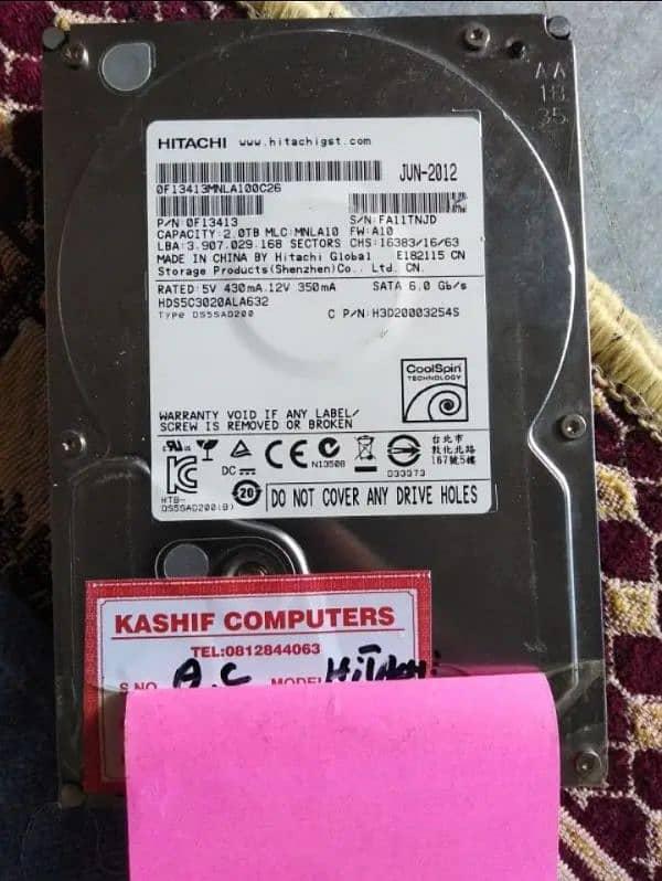 4TB SATA HARDDISK, 2TB SATA HARDDISK 2