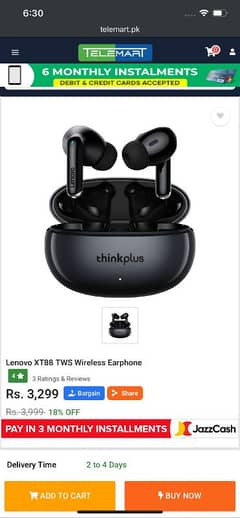 New Lenovo Earbuds Xt88