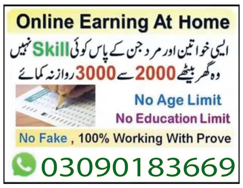 Online job at Home/Part Time/Data Entry/Typing/Assignments/Teaching 4