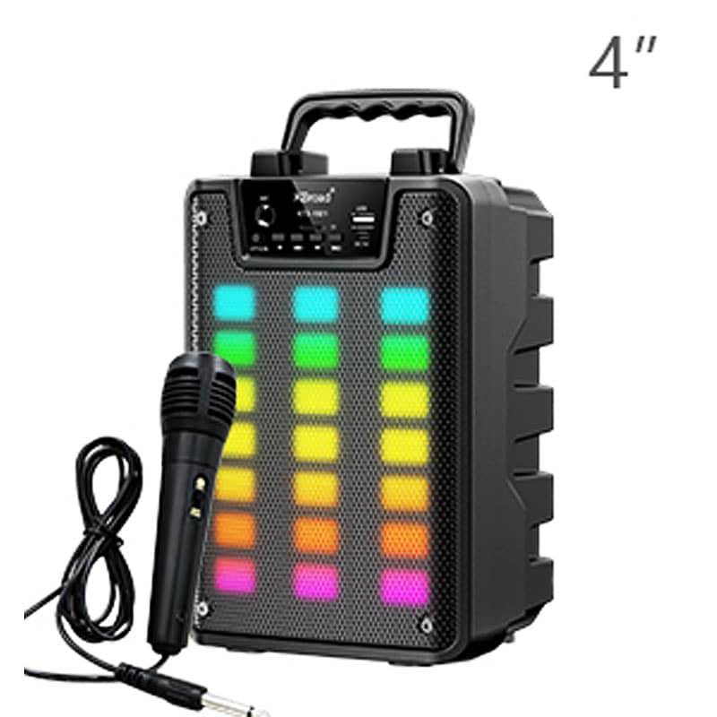 GTS-1300 Speaker with Microphone,Remote, FM radio,microphone input,AUX 2