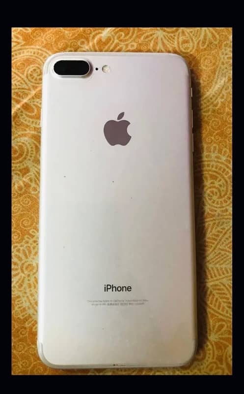 Iphone 7plus Pta Approved 256 gb With box White/Silver 2