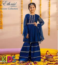 2 pcs Girls Linen Embroidered Unstiched, WhatsApp (03145156658)