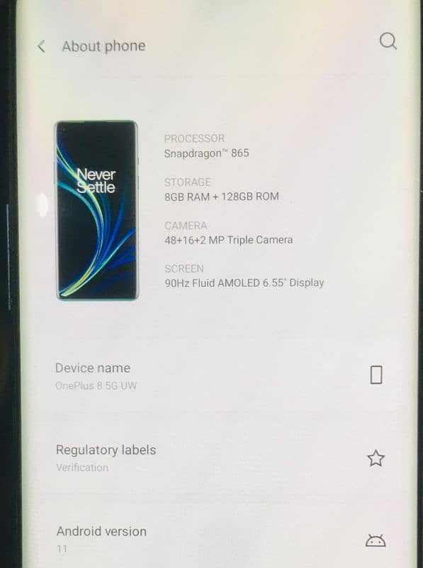 OnePlus 8 5g PTA APPROVED 3