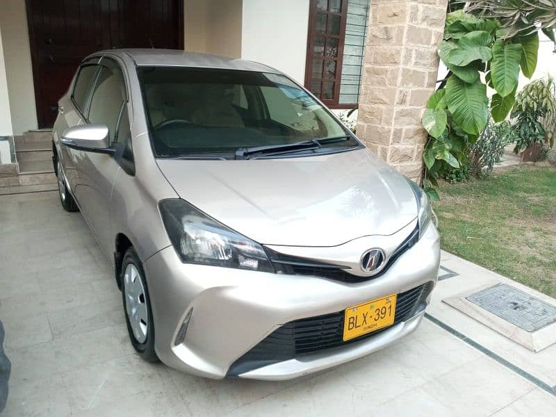 Toyota Vitz 2015 reg 2018 Only 79000kms 100% Original Geniune in DHA 1