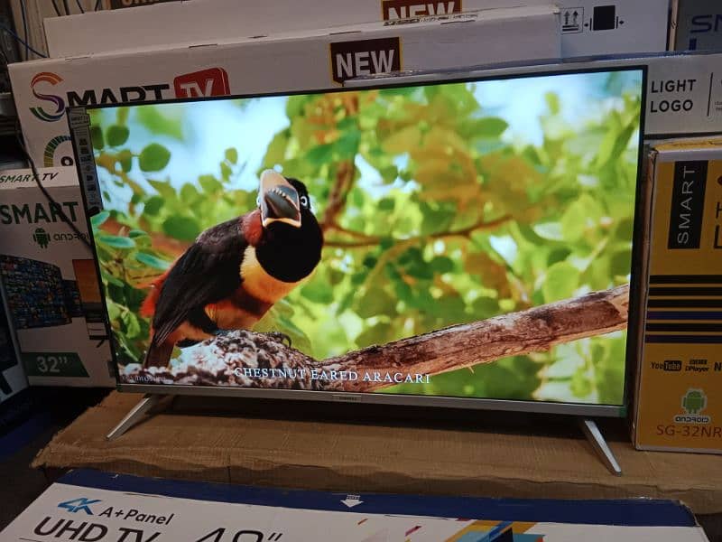 Led tv 43 inch smart android tv new model 2025, sizes 48" 55" 75" 75" 7