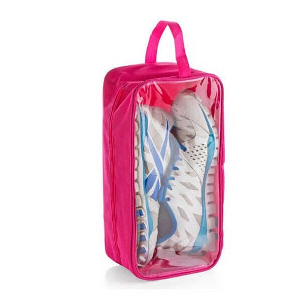 Pack Of 2 – Travel Shoes Organizer Storage Bag (random Color) 3