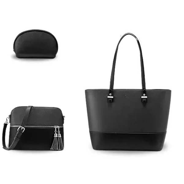 Women’s PU Leather Handbag Set 3 pcs 1