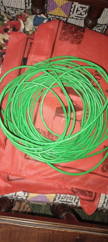 21m New Corning CAT 6 Cable with Connectors – For Sale 0