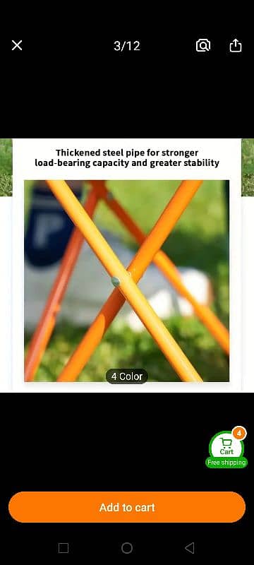 camping/fishing folding chair 3