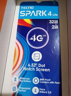 Mobile Tecno spark 4 lite. . . 2/32 gb.