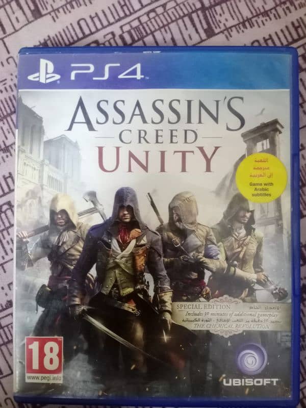 ASSASSIN'S CREED UNITY ( URGENT SALE) 2