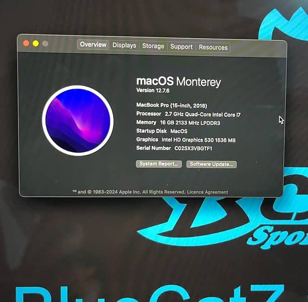 MacBook Pro 2016 - 16- 2 TB SSD Apple 3