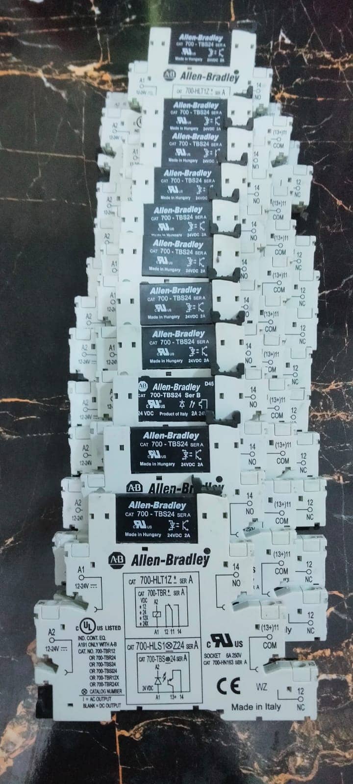 Allen Bradley Relays 24vdc,1746-OAP12,-OB16,-OA8,-OA16 PS diode module 12