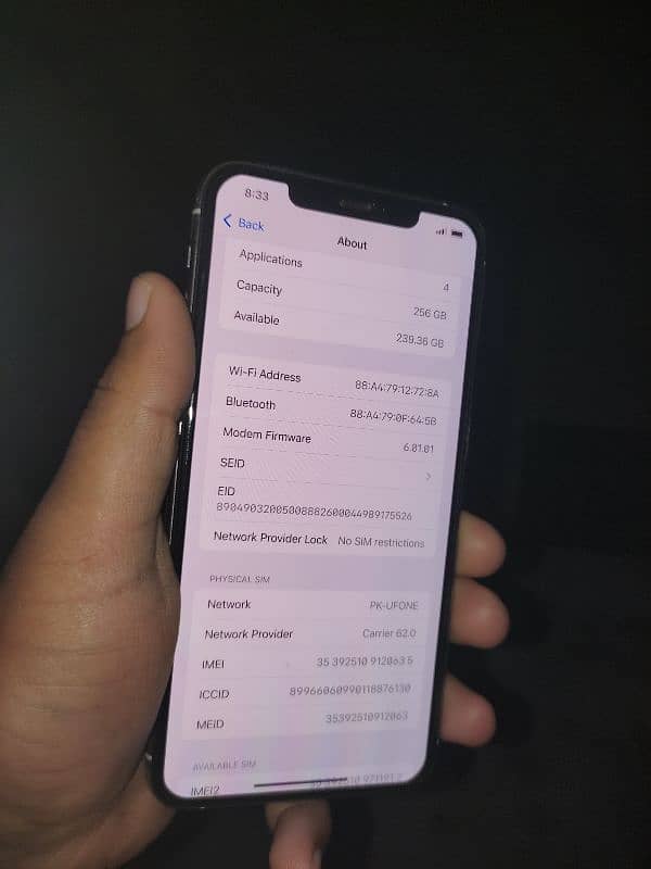 iPhone 11 Pro Max 256 GB factory unlock complete box 8