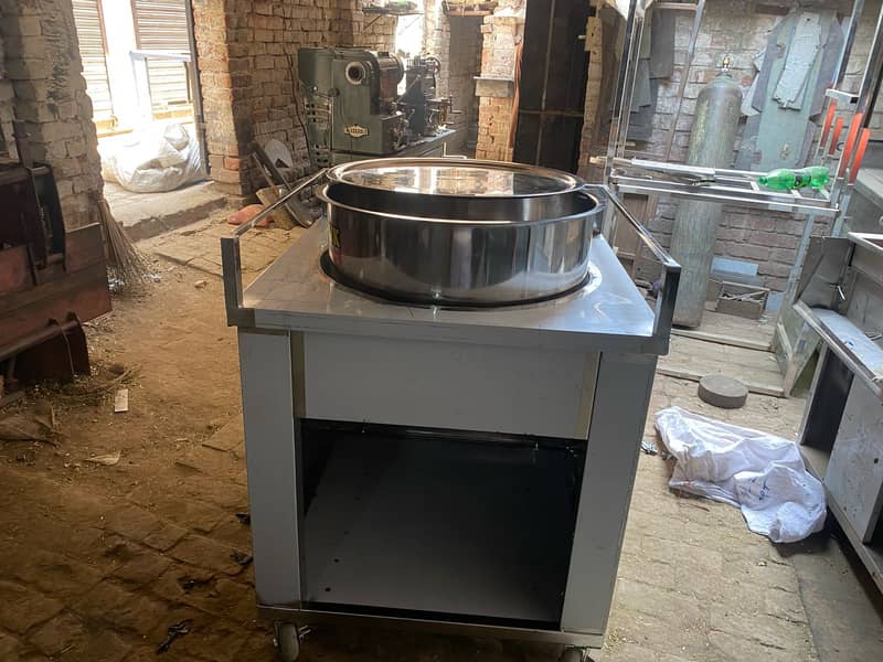 pizza oven, hotplate, deep frayer ,hoods, working table,breading tabl 6