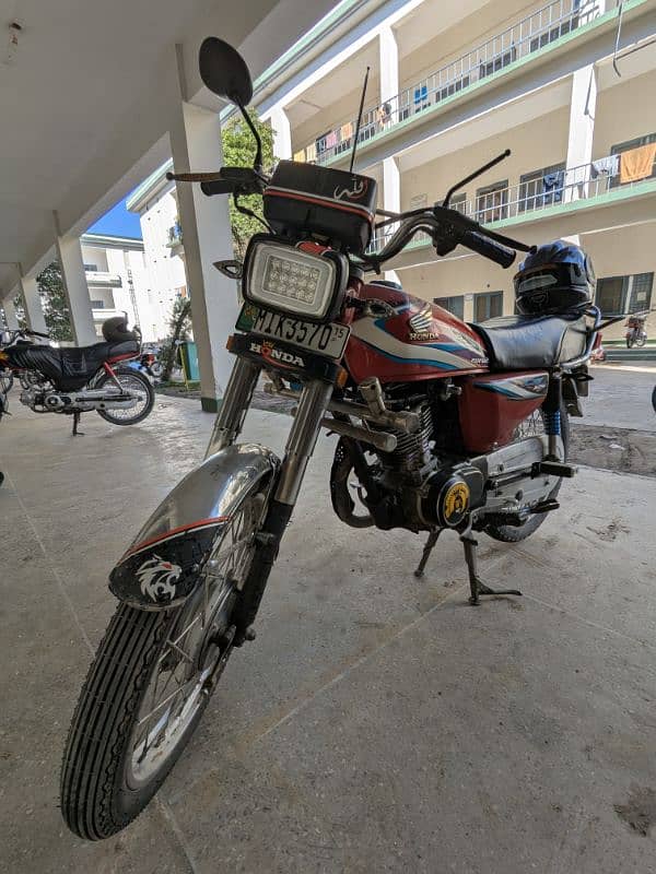 Honda CG-125, Red, 2015, Mianwali 4