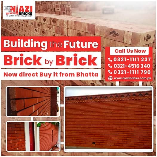 Best bricks & tiles in Pakistan | Wall bricks | Red Clay brick | Gutka 2