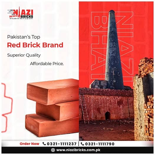 Best bricks & tiles in Pakistan | Wall bricks | Red Clay brick | Gutka 19