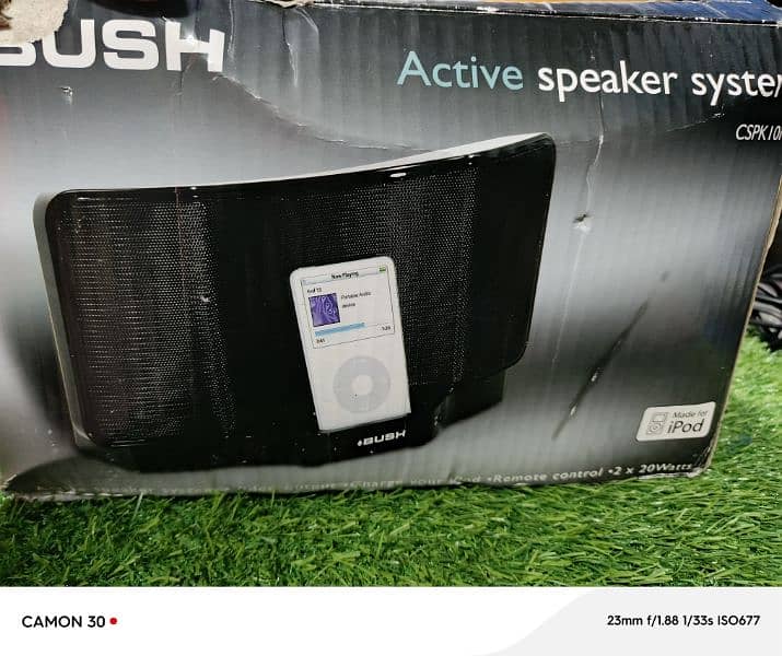 Ibush Cspk10i Active Speaker System Bass Original Sound Imported U. K 1