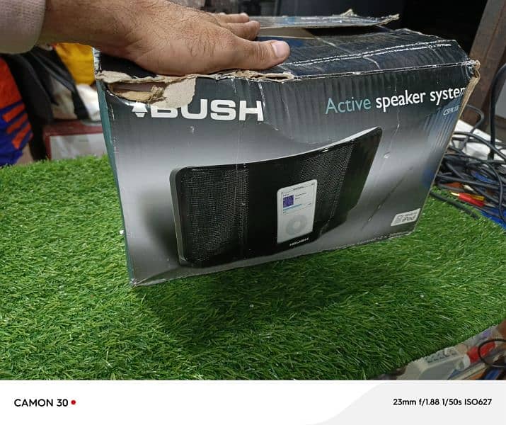 Ibush Cspk10i Active Speaker System Bass Original Sound Imported U. K 3