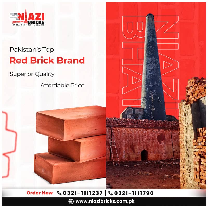 Best bricks & tiles in Pakistan | Wall bricks | Red Clay brick | Gutka 8