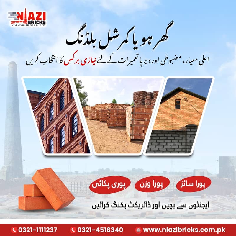 Best bricks & tiles in Pakistan | Wall bricks | Red Clay brick | Gutka 13