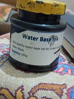 Water base ink for screen printing