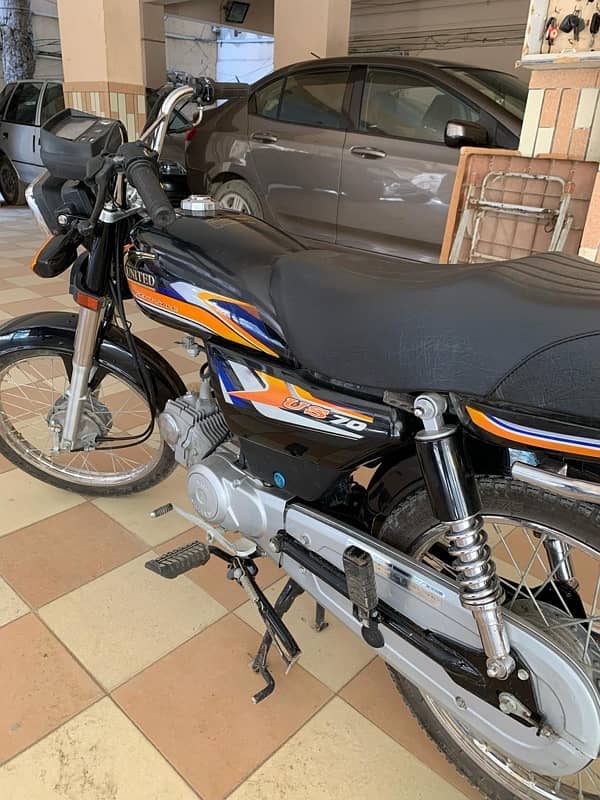 unique 70 cc bike / united 7t for sale /- 03461809478 1