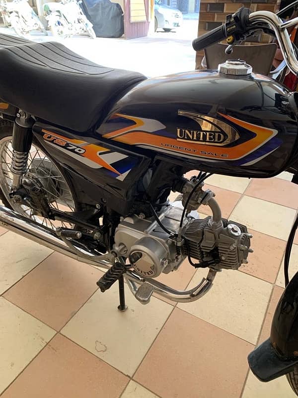 unique 70 cc bike / united 7t for sale /- 03461809478 5