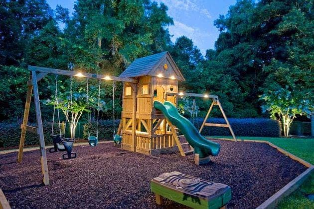 Swings|Slide|Seesaw|Marygoround|Bench|Gazibo|Tree House|Park Setup 5