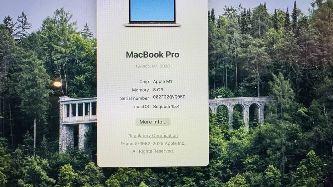 MacBook Pro 13" M1, 8GB, 256GB, 2020 6