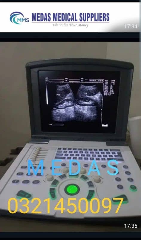 Medas offering. VOLTSONOBOOK  ULTRASOUND MACHINE. /ORIAL/ NYRO N10 13