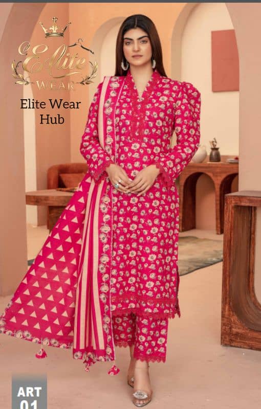 Khaddar Allover Printed Suit For Women |Eid special 3 piece Suit| 1