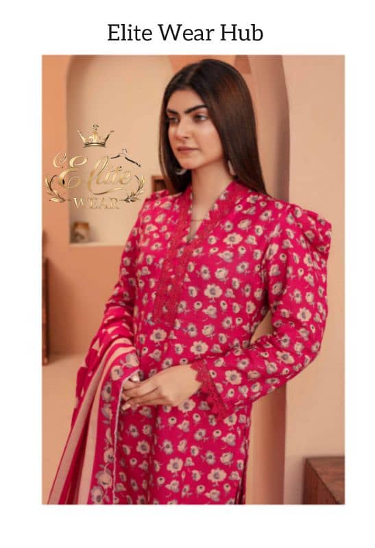 Khaddar Allover Printed Suit For Women |Eid special 3 piece Suit| 2