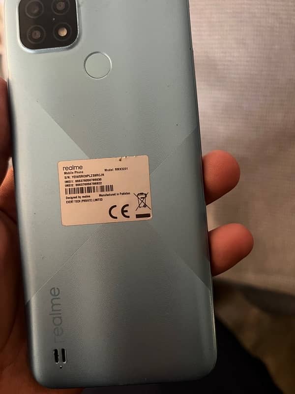 realme c21 3gb 32 gb pta approved condition 10/9 3