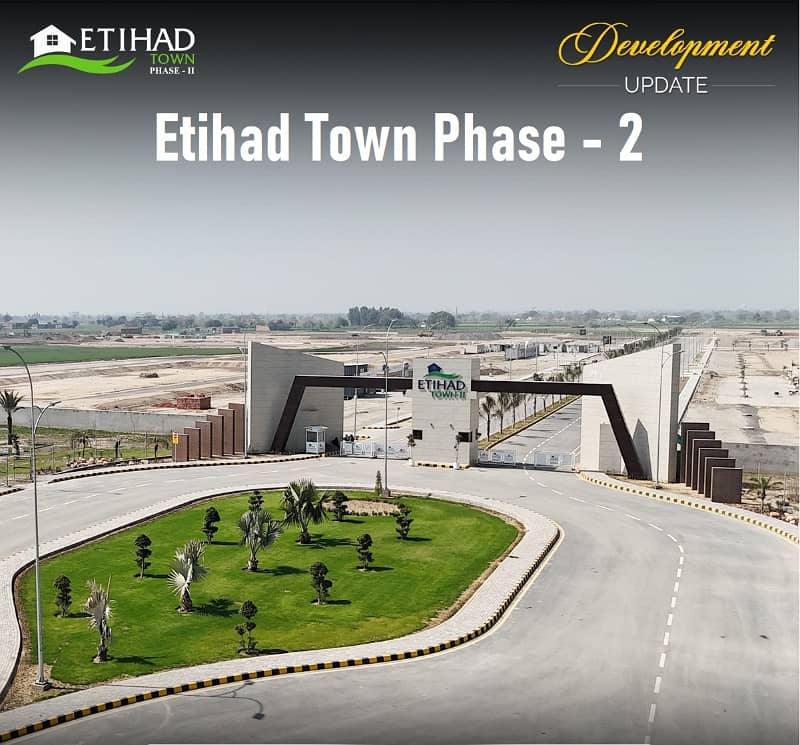 10 Marla On Ground Plot For Sale In B Block - Etihad Town Phase 2 3