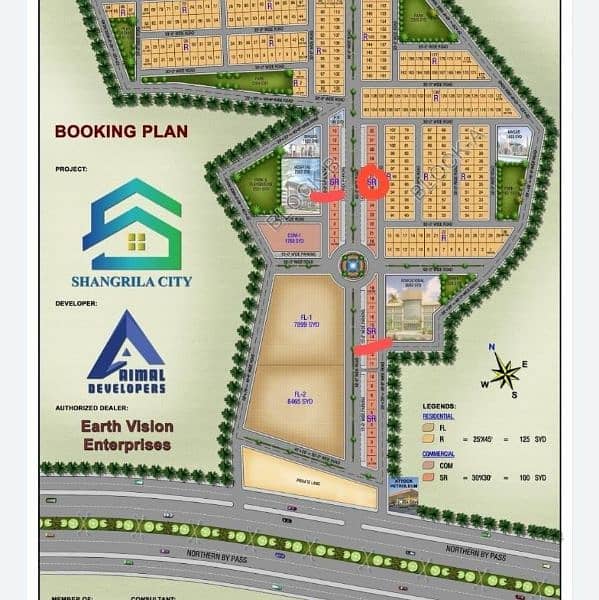 2 Plots for Sale - Shangrila City 1