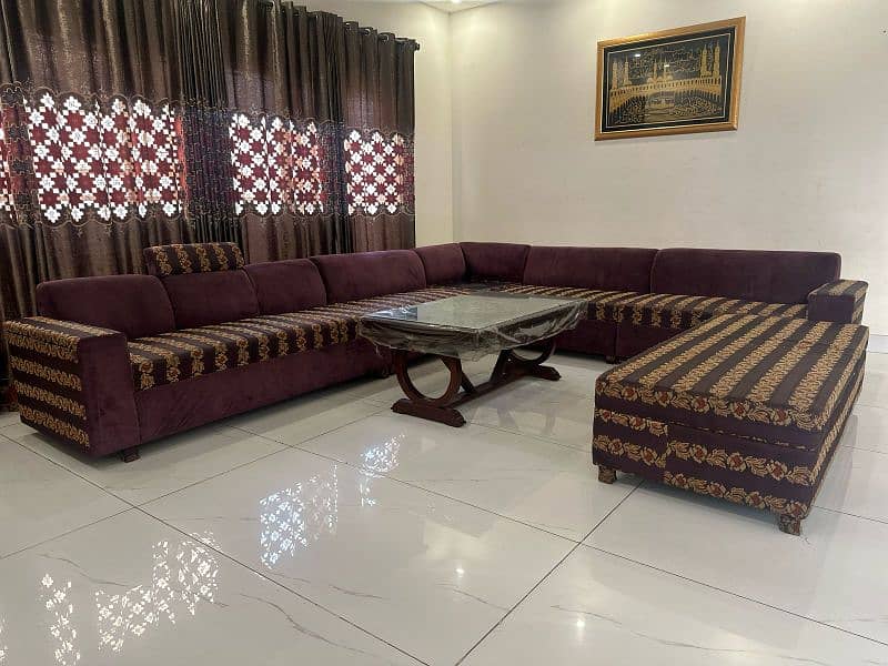 U shaped Sofa Set 1