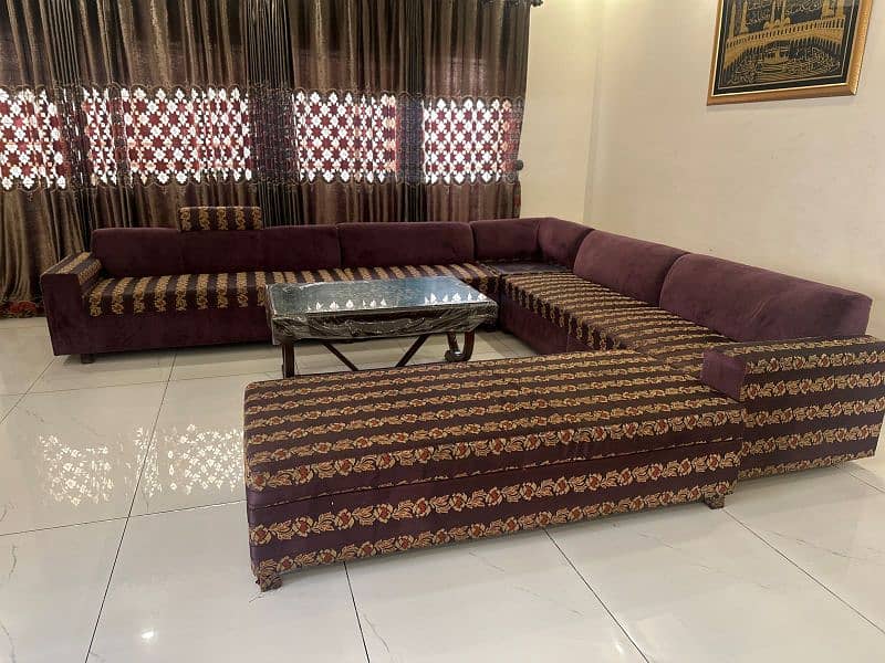 U shaped Sofa Set 5