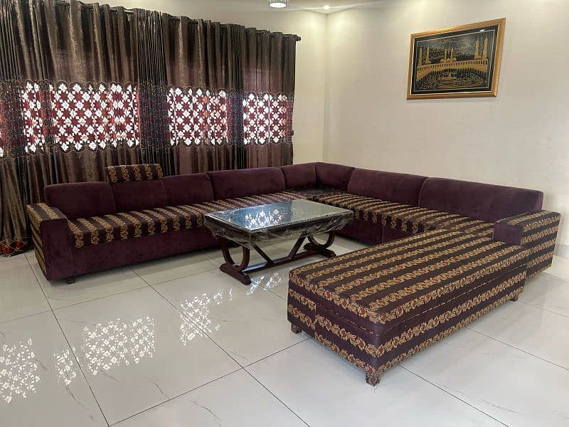 U shaped Sofa Set 6