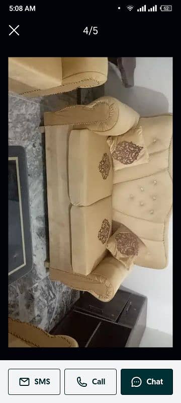 6 seter sofa set brand new condition fully soft and velvet stuff 10/10 4