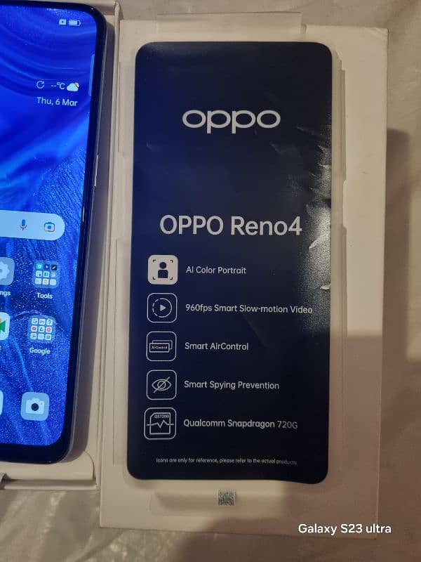 oppo reno 4 8+5/128 pta approved 1