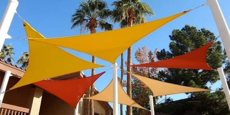 Canopy pvc shade, Garage porch car park, Water Pool shade, Wall mount 10