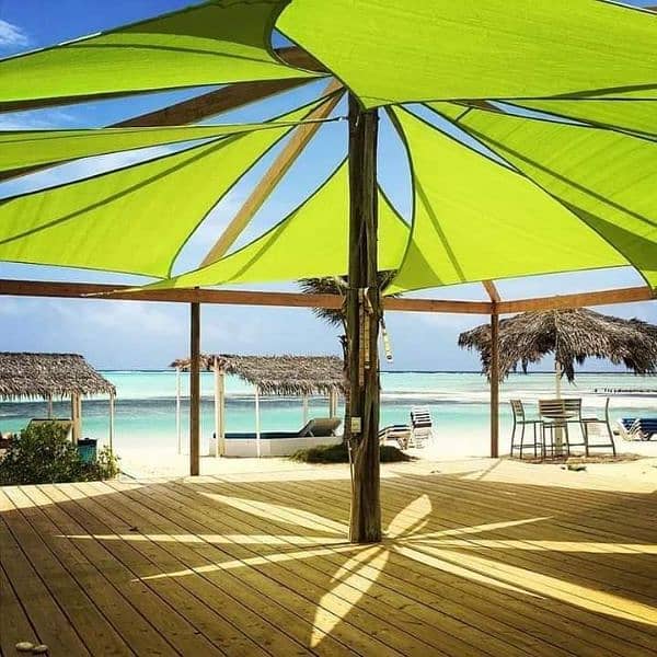 Canopy pvc shade, Garage porch car park, Water Pool shade, Wall mount 11