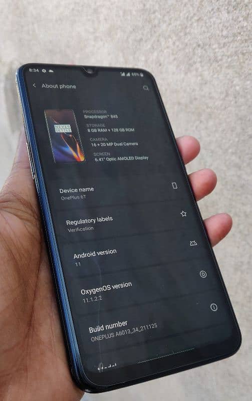 Oneplus 6t 8